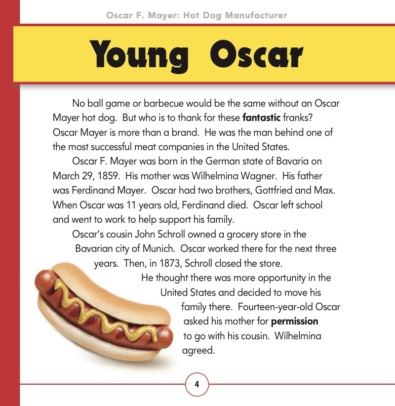 Oscar F. Mayer: Hot Dog Manufacturer — page 1