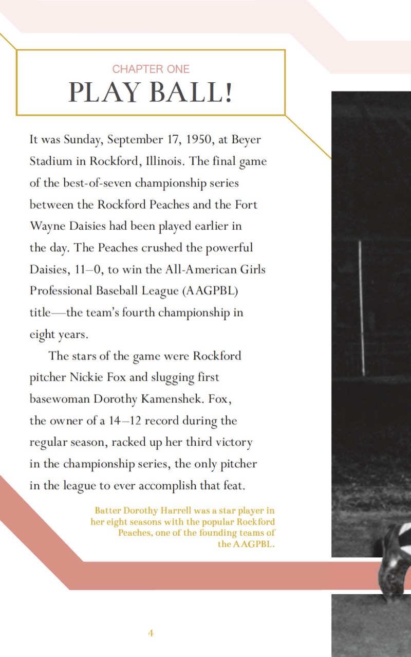The Belles of Baseball: The All-American Girls Professional Baseball League — page 1
