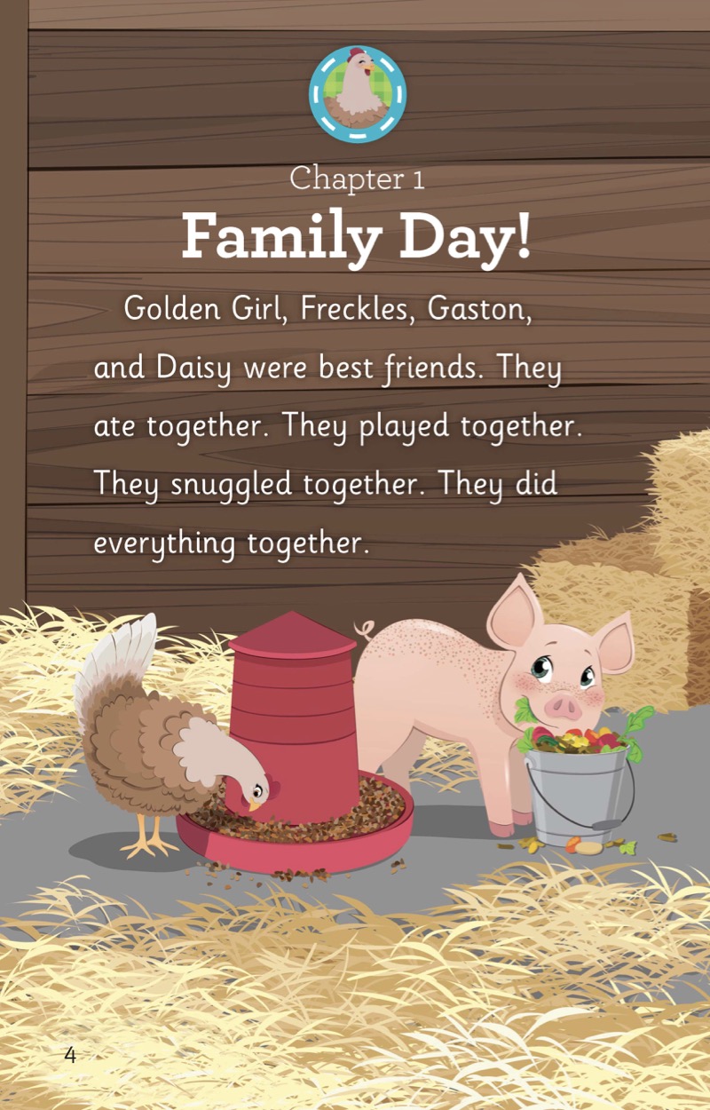 Golden Girl the Chicken — page 1