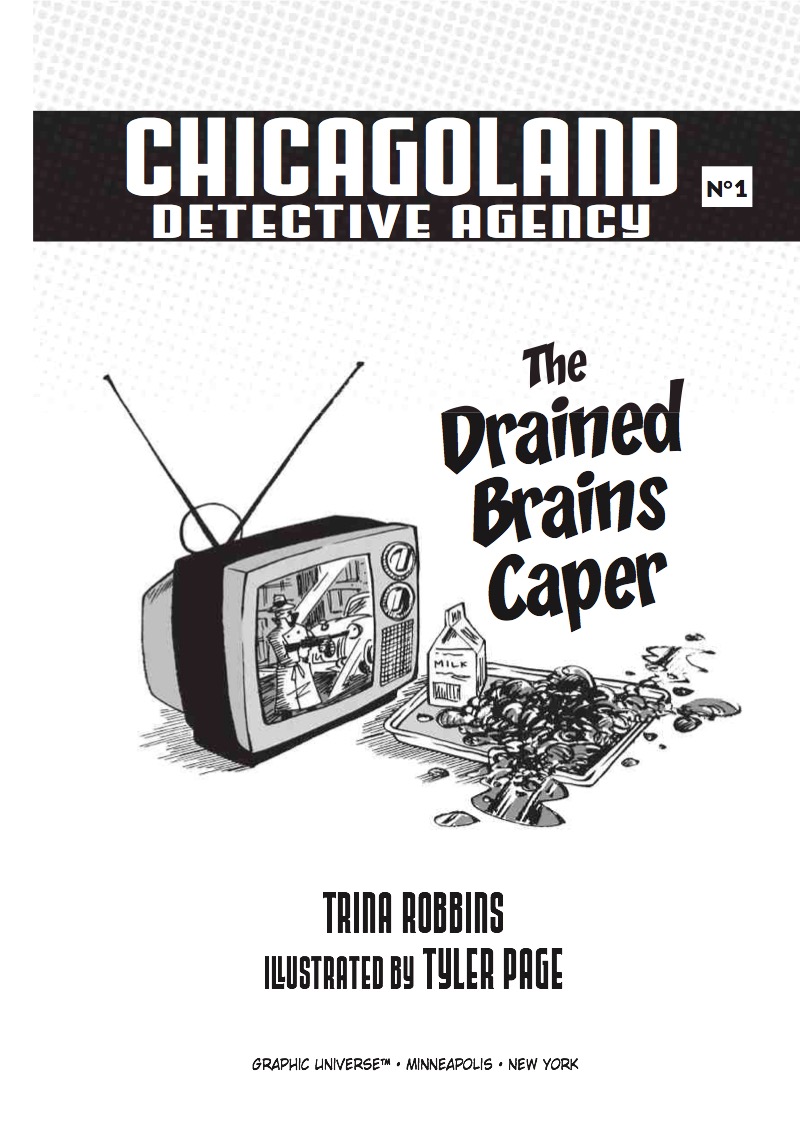 The Drained Brains Caper (Chicagoland: Detective Agency) book cover