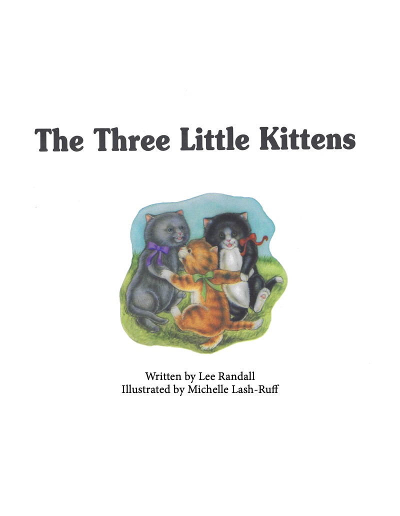 The Three Little Kittens book cover