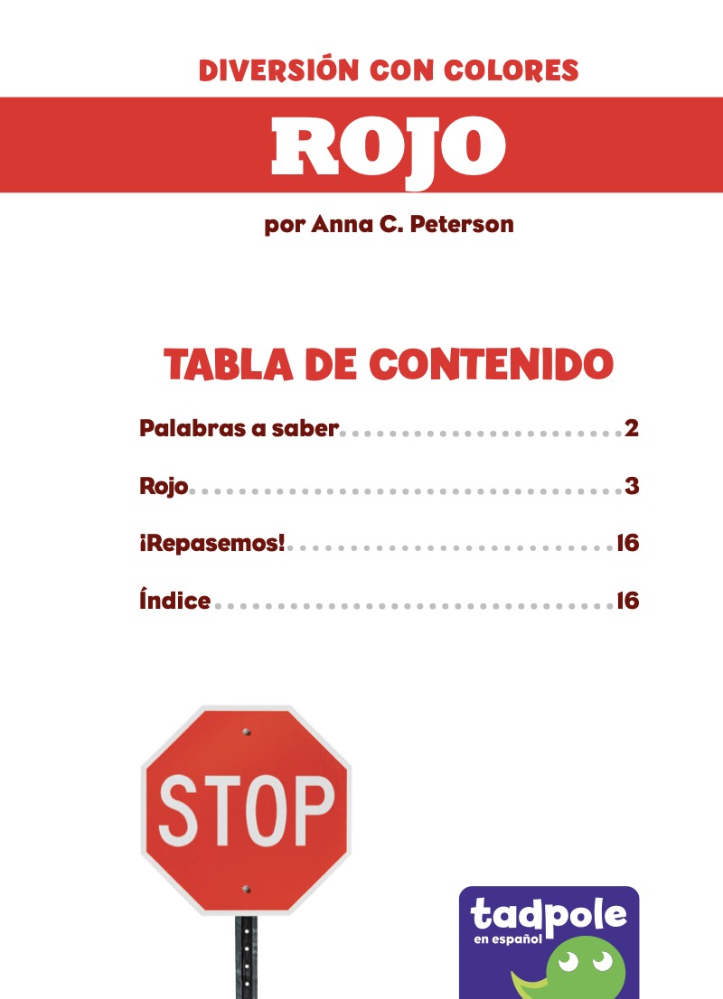 Diversión con colores: Rojo book cover