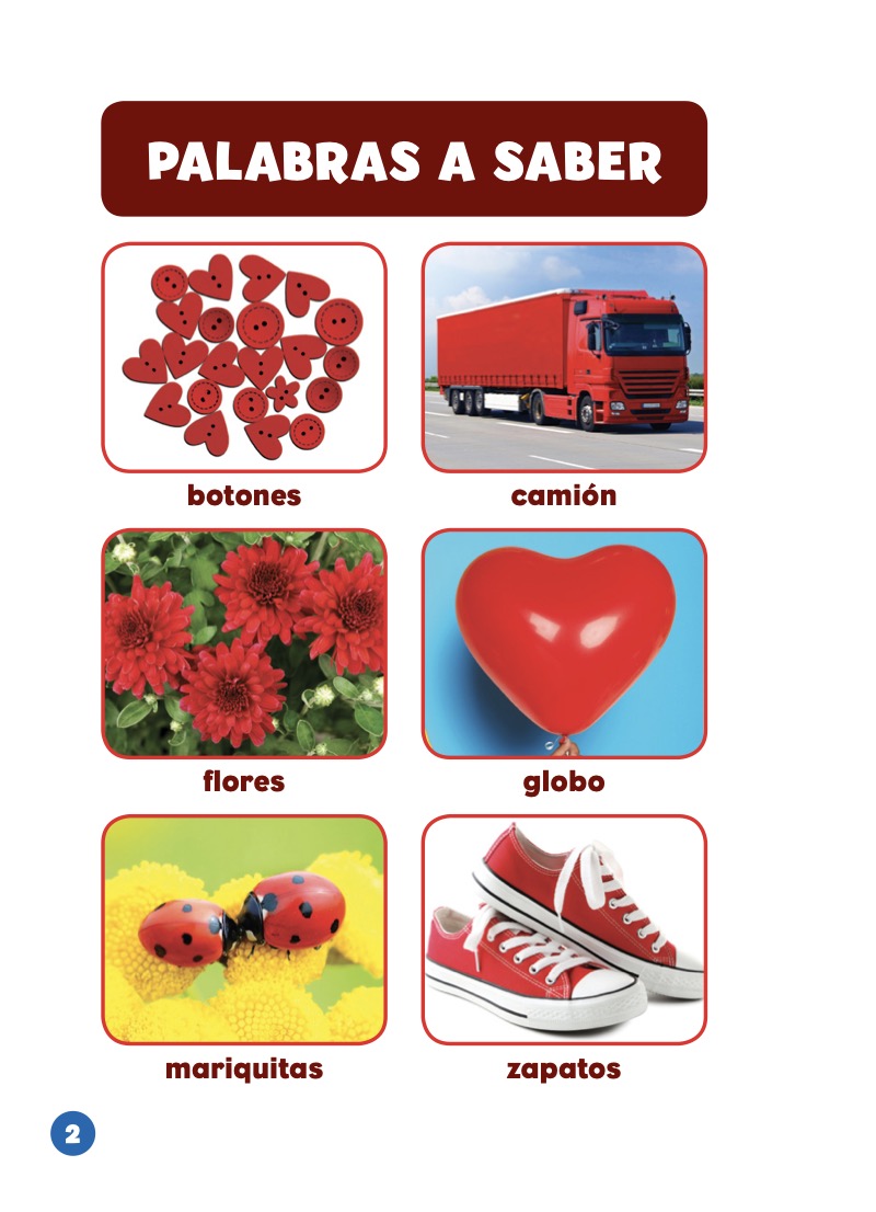 Diversión con colores: Rojo — page 1