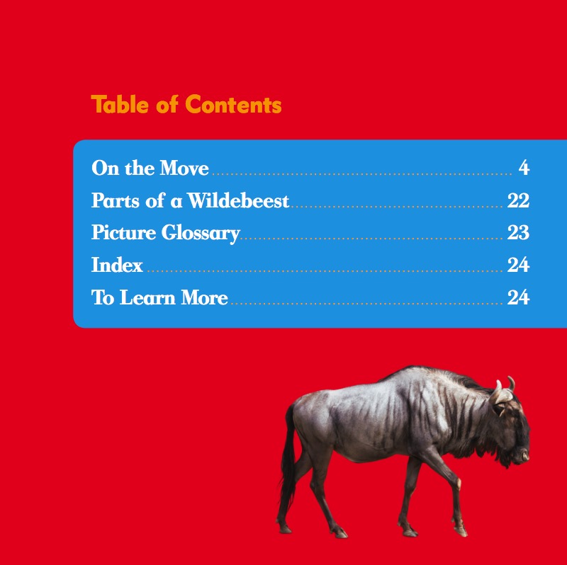 My First Animal Library: Wildebeests book cover