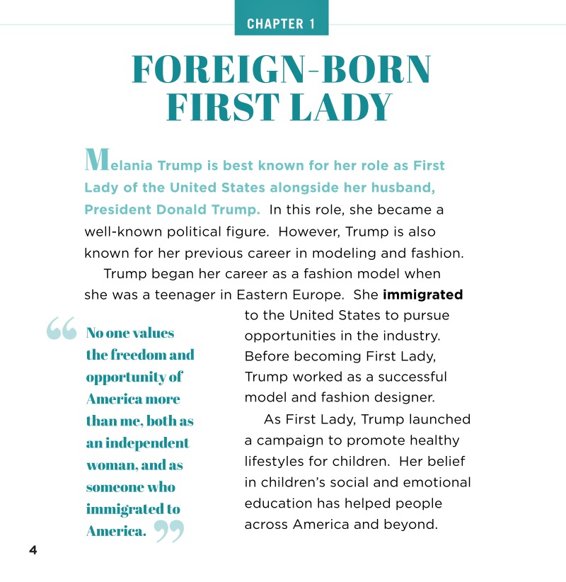 Melania Trump — page 1