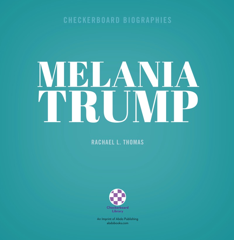 Melania Trump book cover