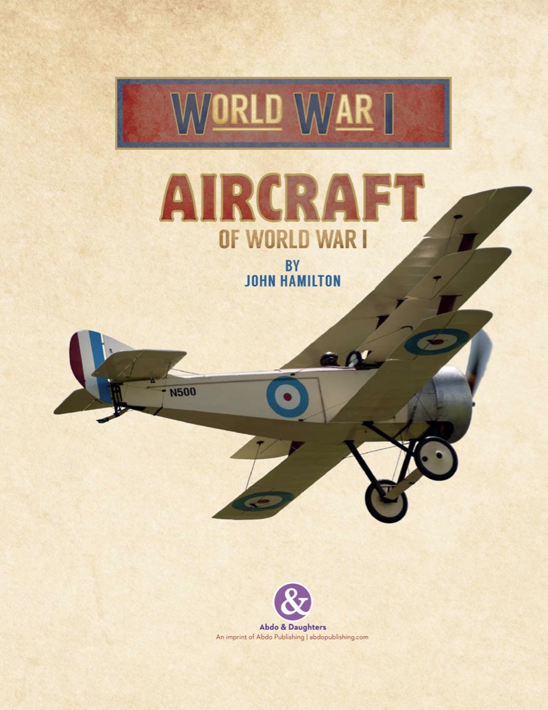 Aircraft of World War I book cover