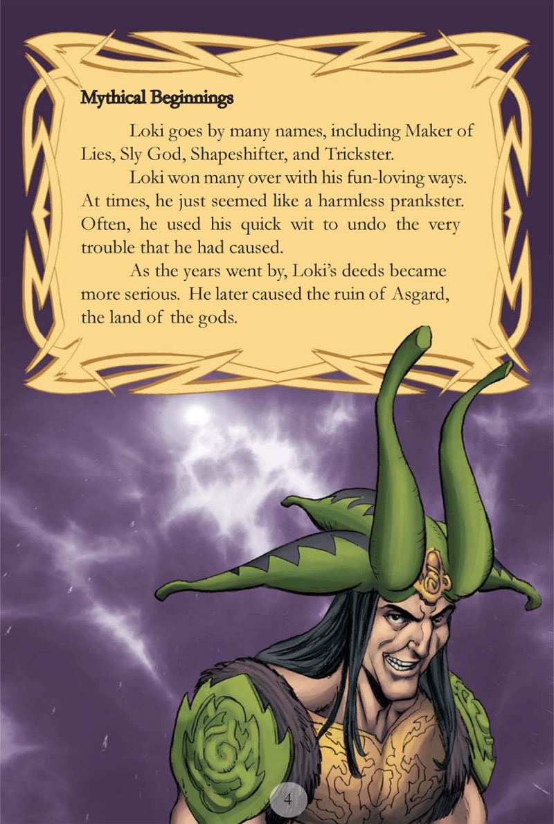Short Tales Norse Myths: Loki — page 1