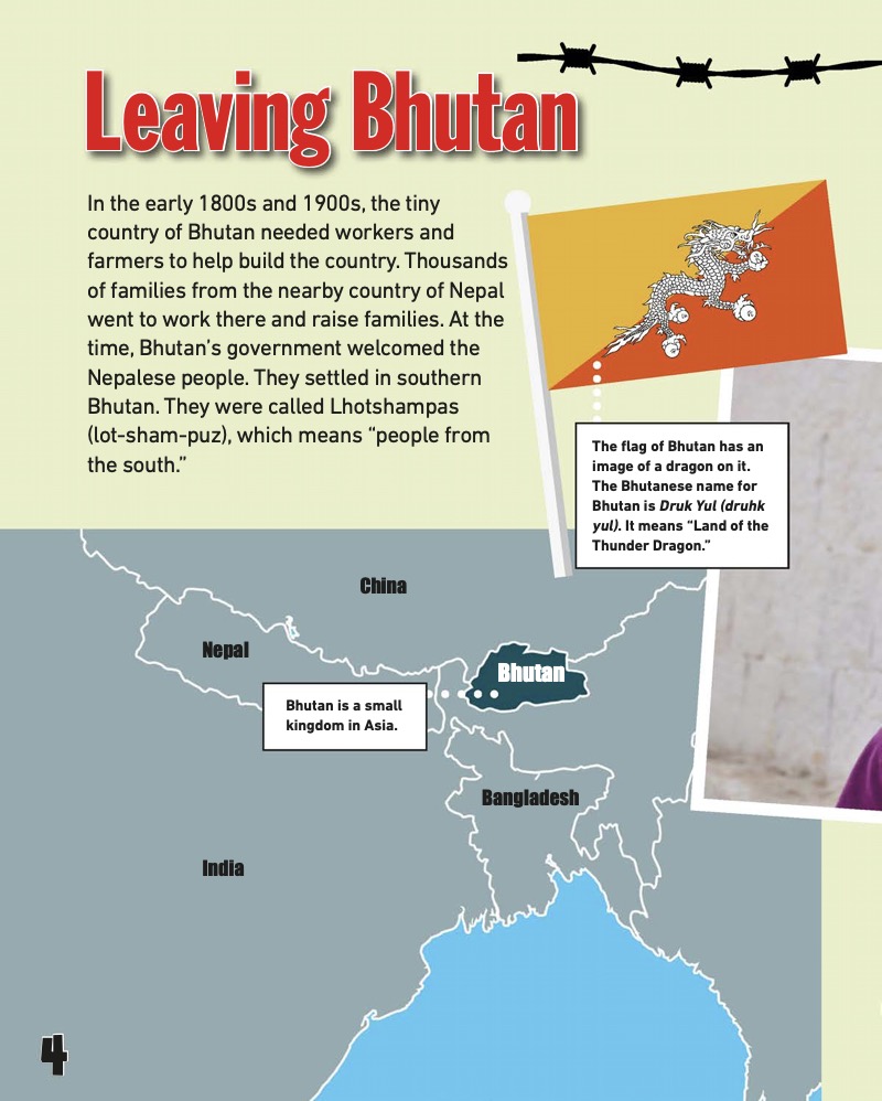 A Refugee's Journey from Bhutan — page 1