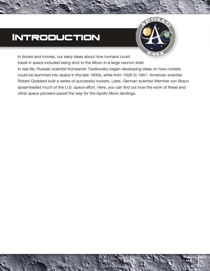 Dreams of Space: Before Apollo (Moon Flight Atlas) — page 1