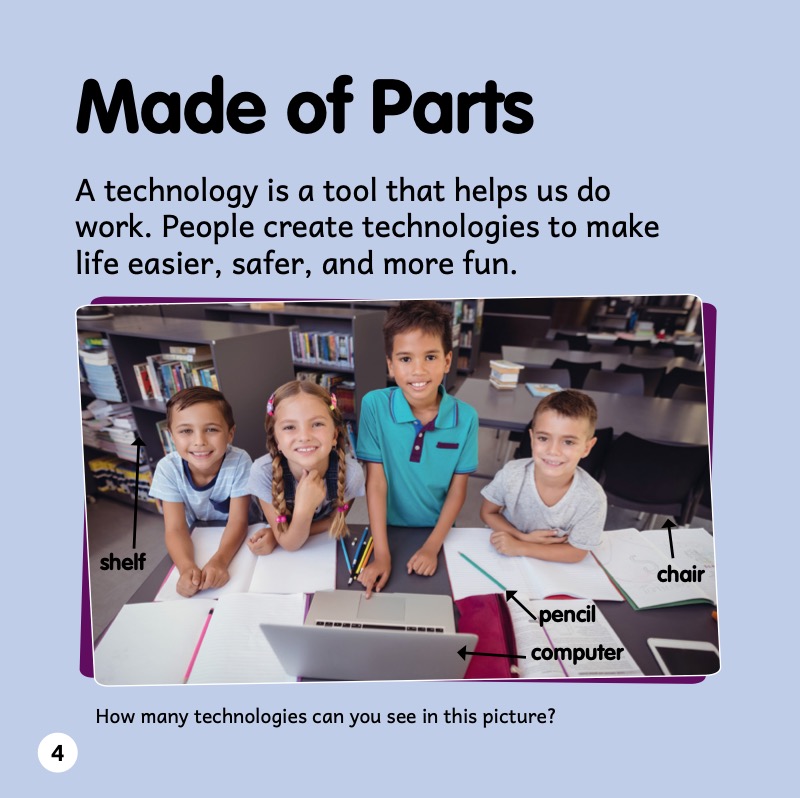 Full STEAM Ahead!: Parts Work Together — page 1