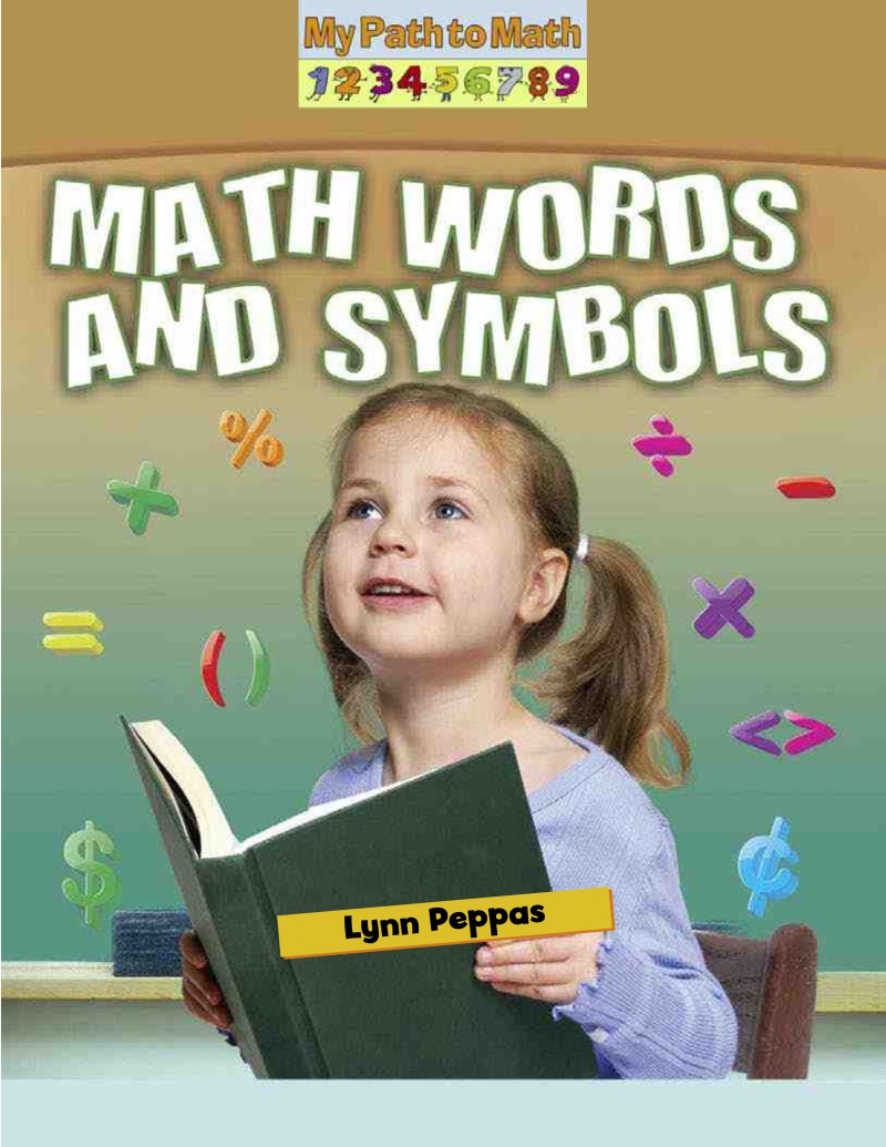 Math Words and Symbols book cover
