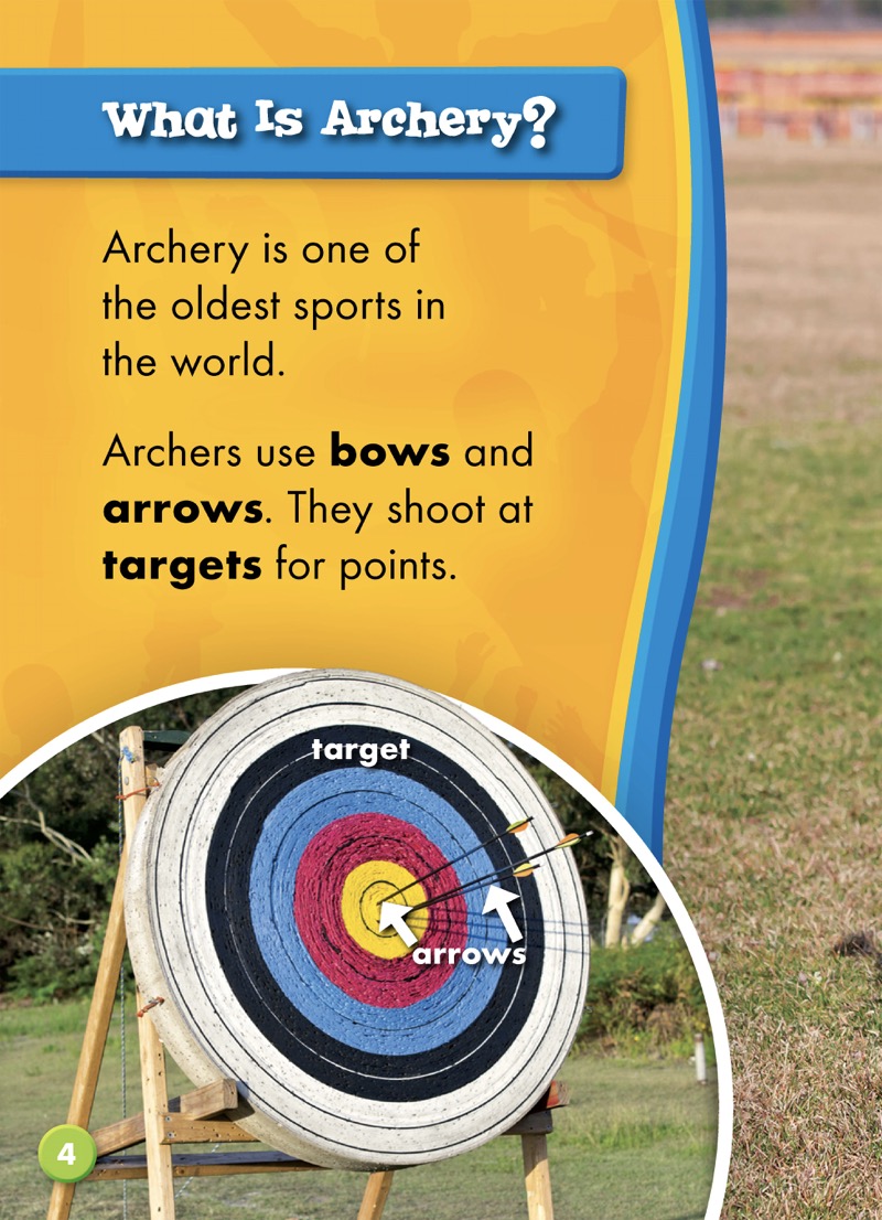 Let's Play Sports!: Archery — page 1