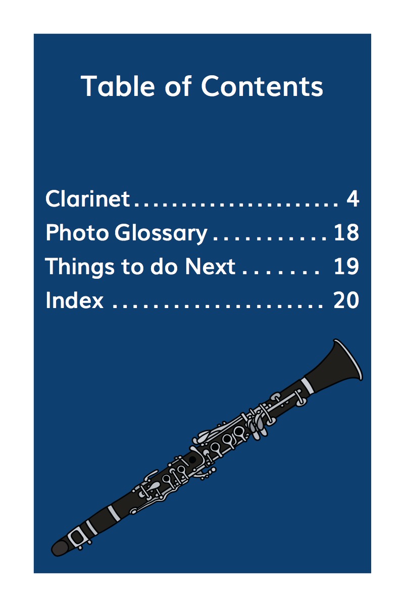 Discover Musical Instruments: Clarinet book cover