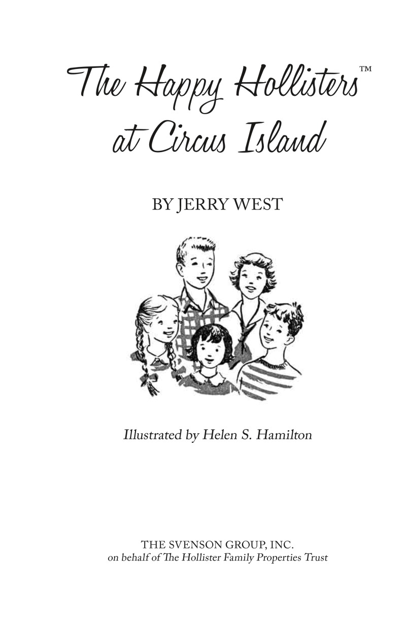 The Happy Hollisters at Circus Island book cover