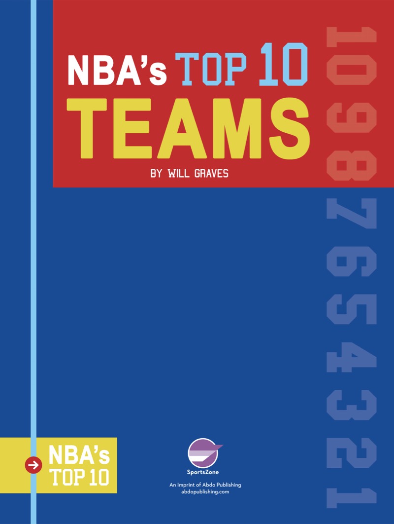 NBA's Top 10 Teams book cover