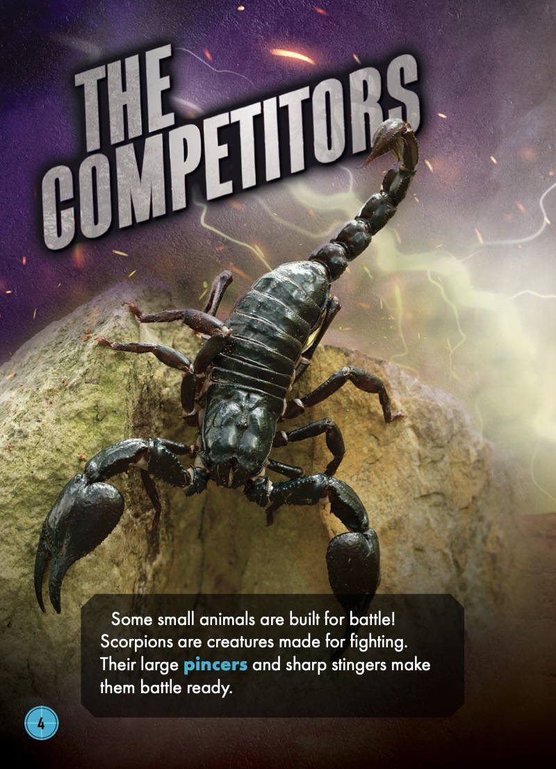 Animal Battles: Scorpion vs. Tarantula — page 1