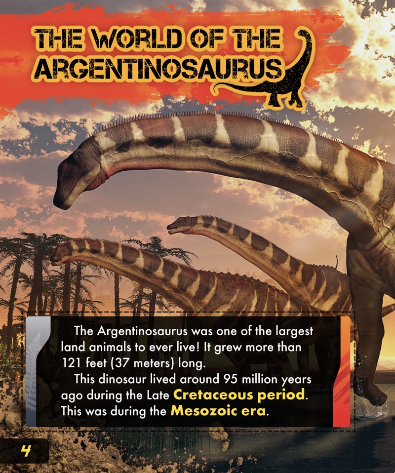 The World of Dinosaurs: Argentinosaurus — page 1