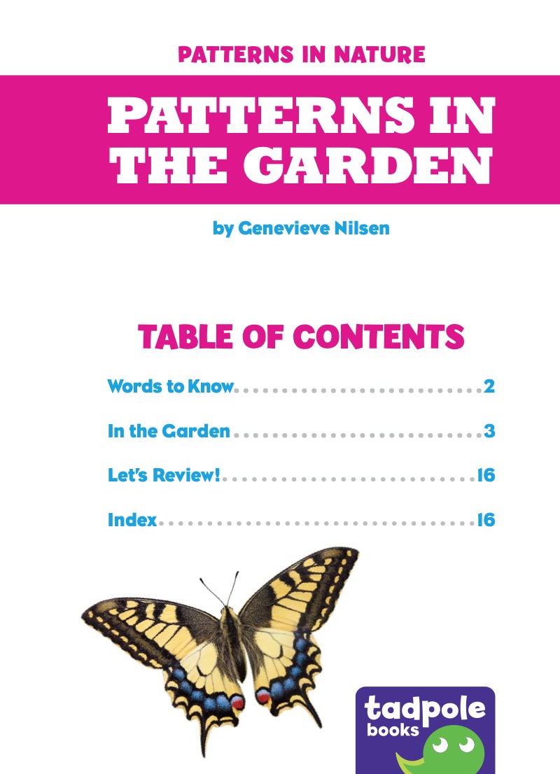 Patterns in the Garden book cover