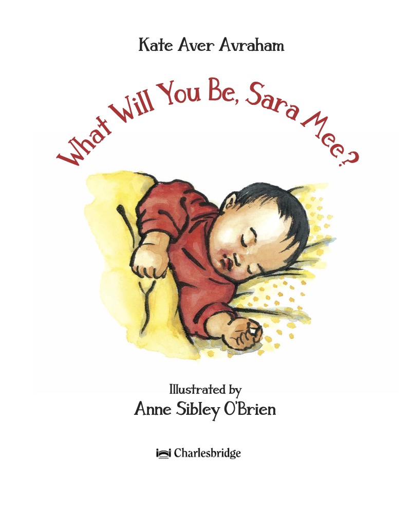 What Will You Be, Sara Mee? book cover