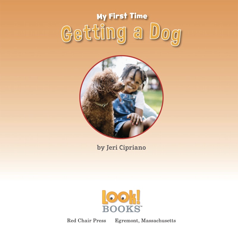 My First Time: Getting a Dog book cover