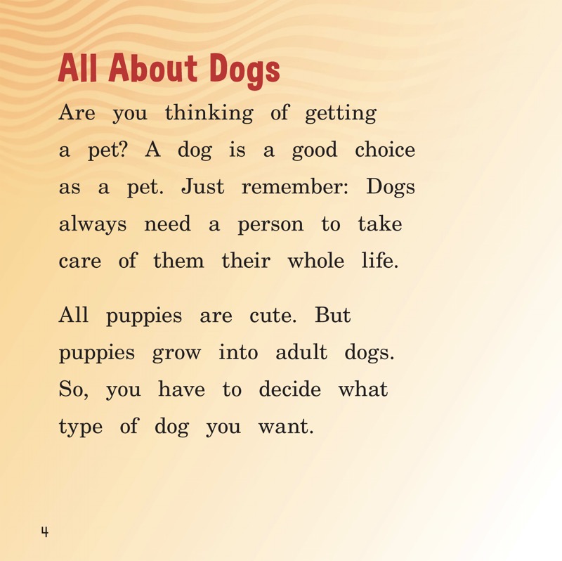 My First Time: Getting a Dog — page 1