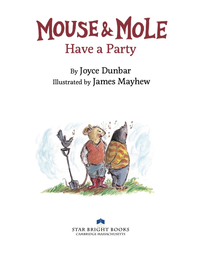 Mouse and Mole Have a Party book cover