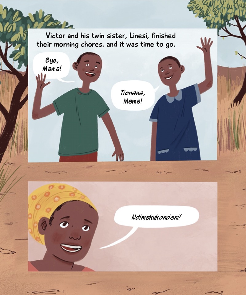 Walking for Water: How One Boy Stood Up for Gender Equality — page 1