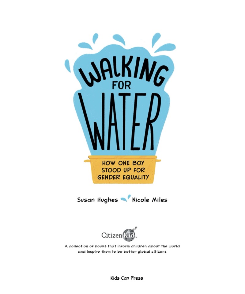 Walking for Water: How One Boy Stood Up for Gender Equality book cover