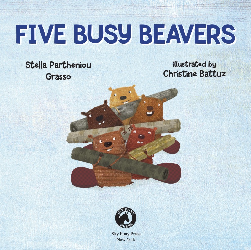 Five Busy Beavers book cover