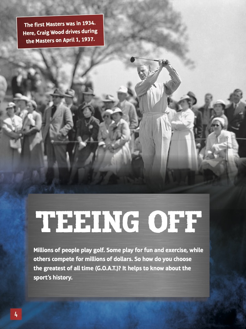 Golf's G.O.A.T.: Jack Nicklaus, Tiger Woods, and More — page 1