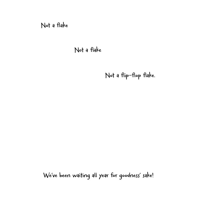 We Want Snow!: A Wintry Chant — page 1