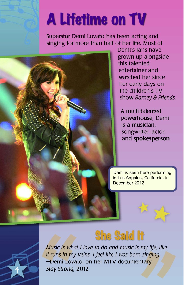 Demi Lovato (Superstars!) — page 1