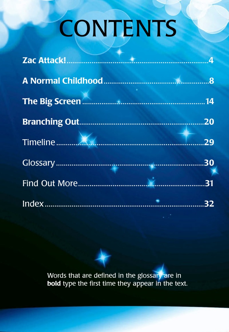 Zac Efron (Superstars!) book cover