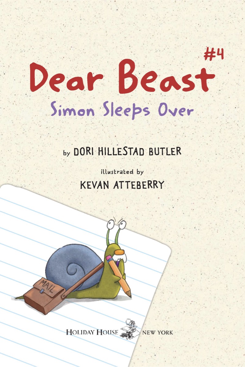 Dear Beast No.4: Simon Sleeps Over book cover