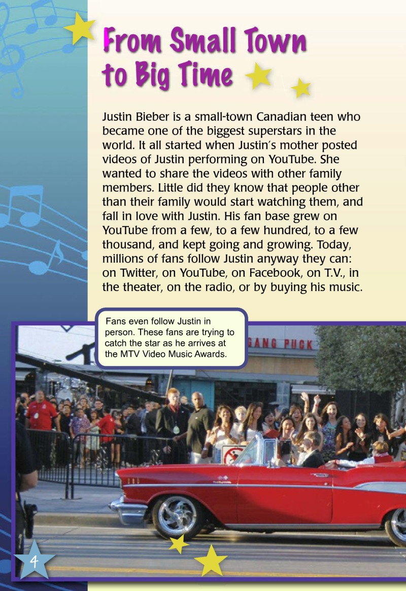 Justin Bieber (Superstars!) — page 1