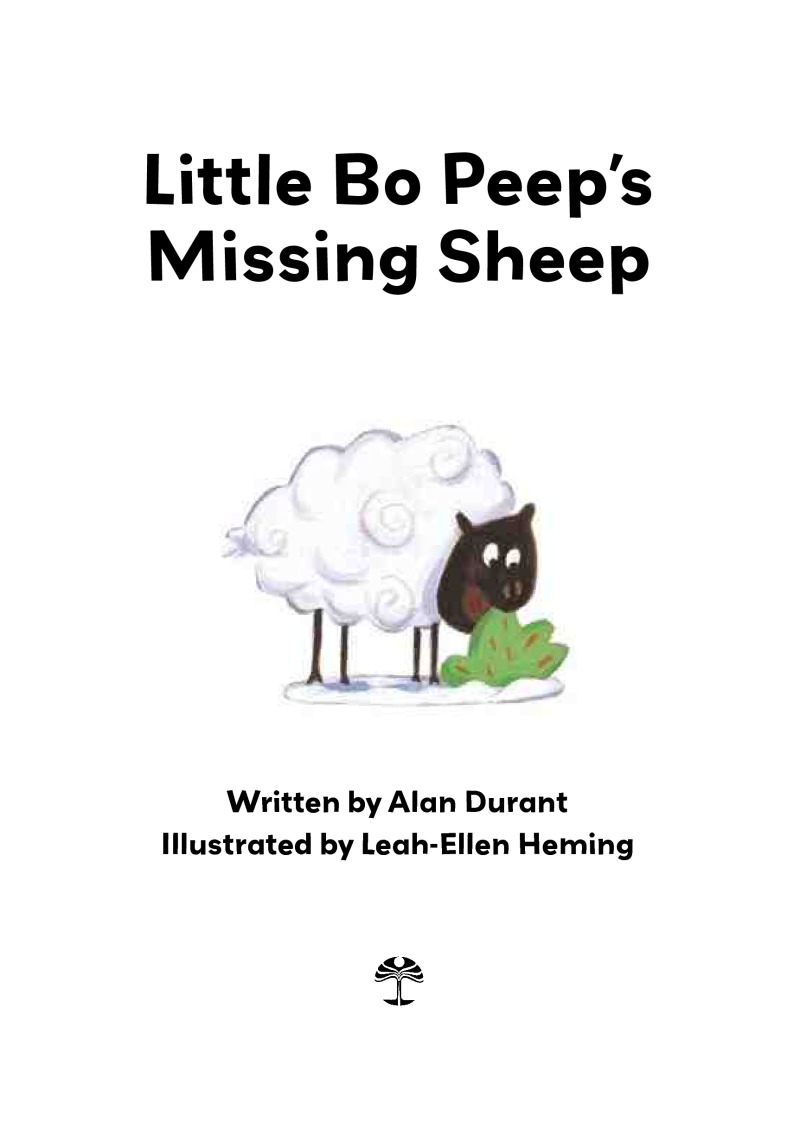 Little Bo Peep's Missing Sheep book cover