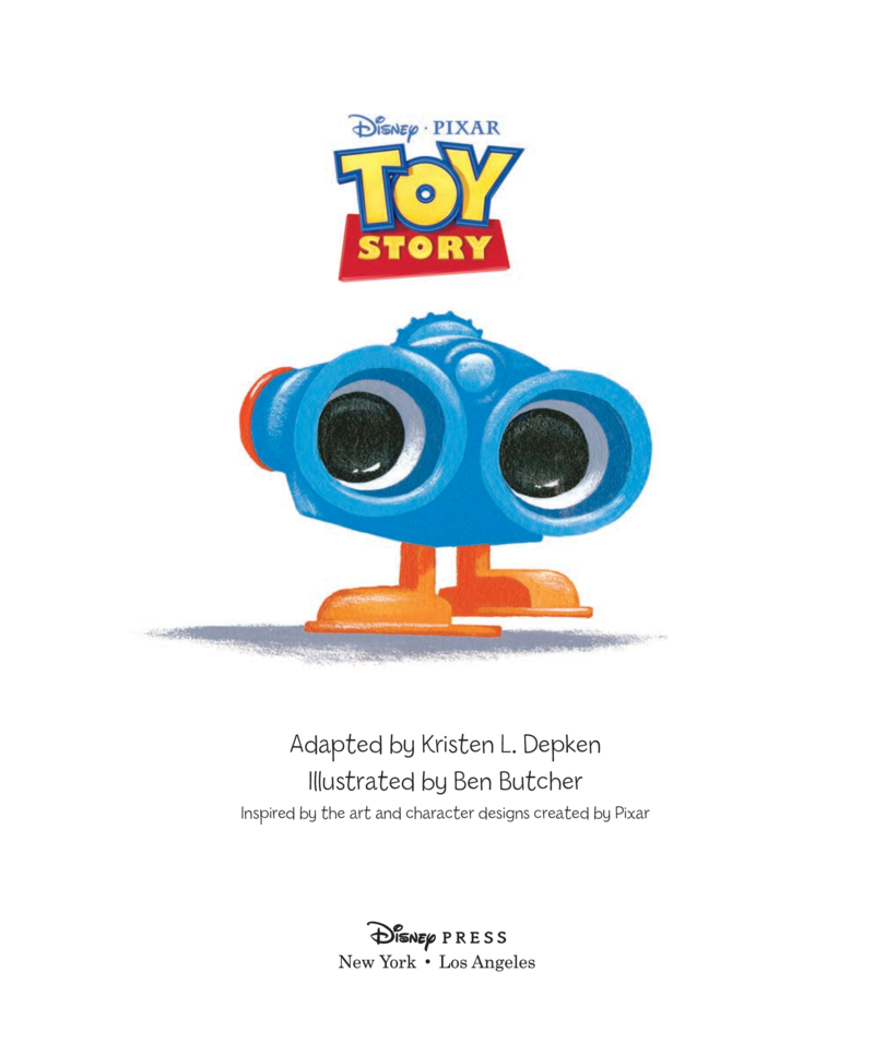 Toy Story book cover