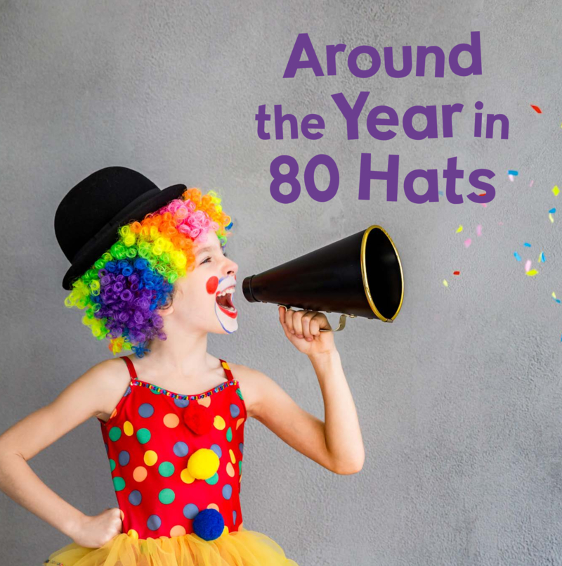 Around the Year in 80 Hats book cover