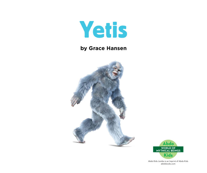 Yetis book cover