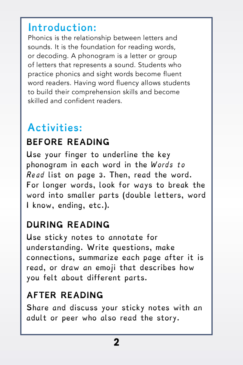Phonics Focus: The Flight — page 1
