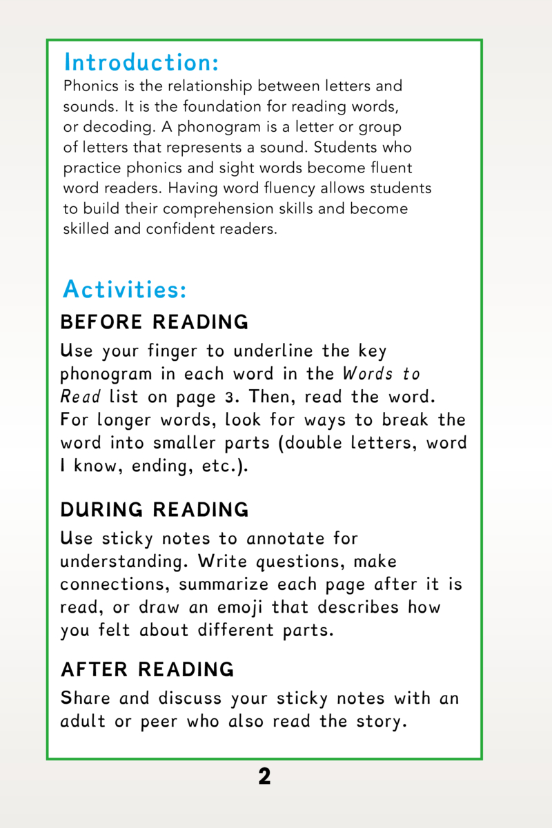 Phonics Focus: The Woods — page 1