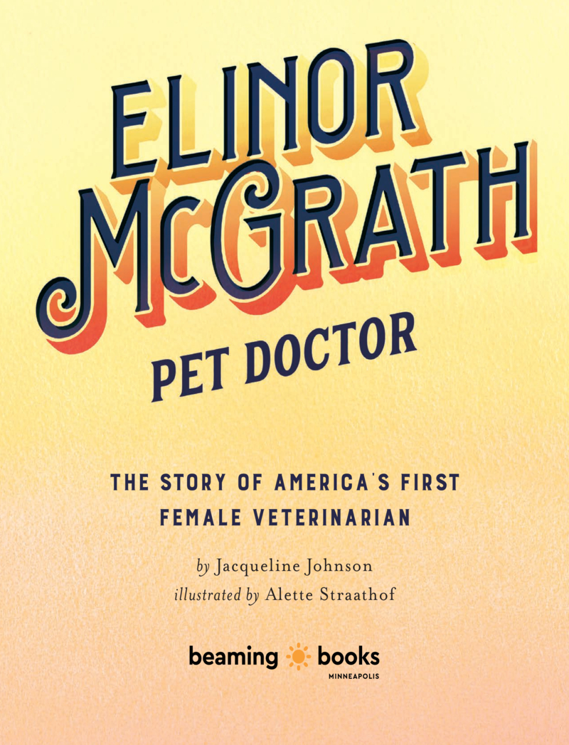 Elinor McGrath, Pet Doctor book cover