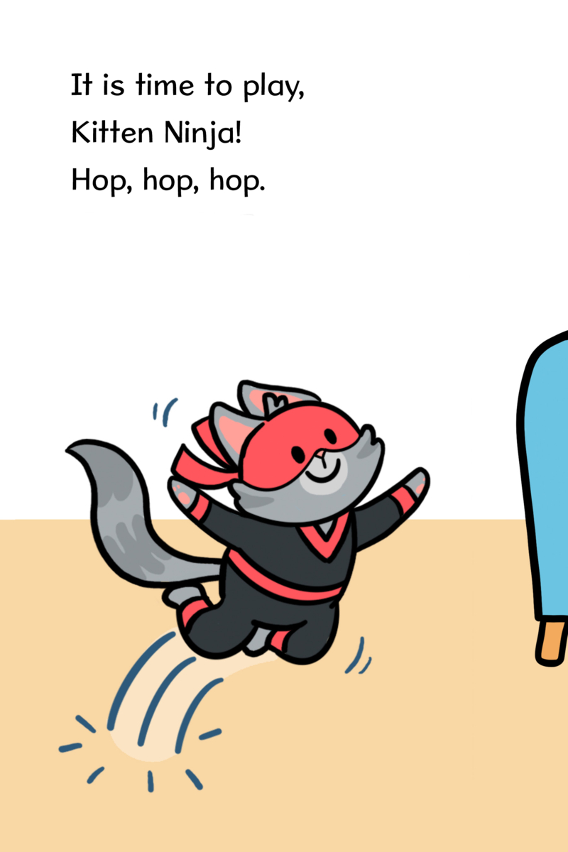 Kitten Ninja Level 1: Play Time! — page 1