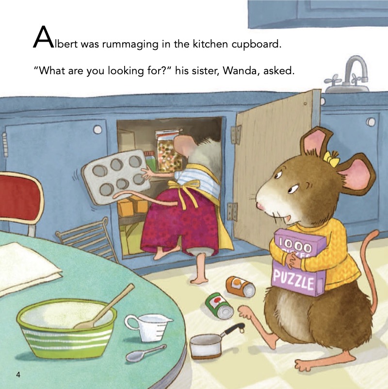 Albert The Muffin-Maker (Mouse Math) — page 1