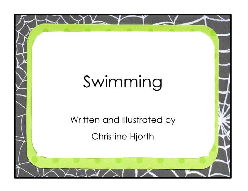 Swimming book cover