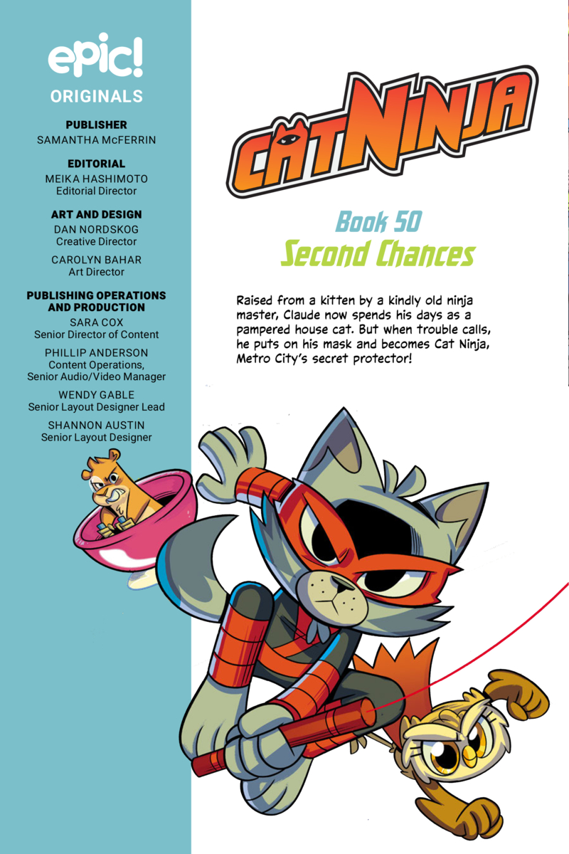 Cat Ninja Book 50: Second Chances — page 1
