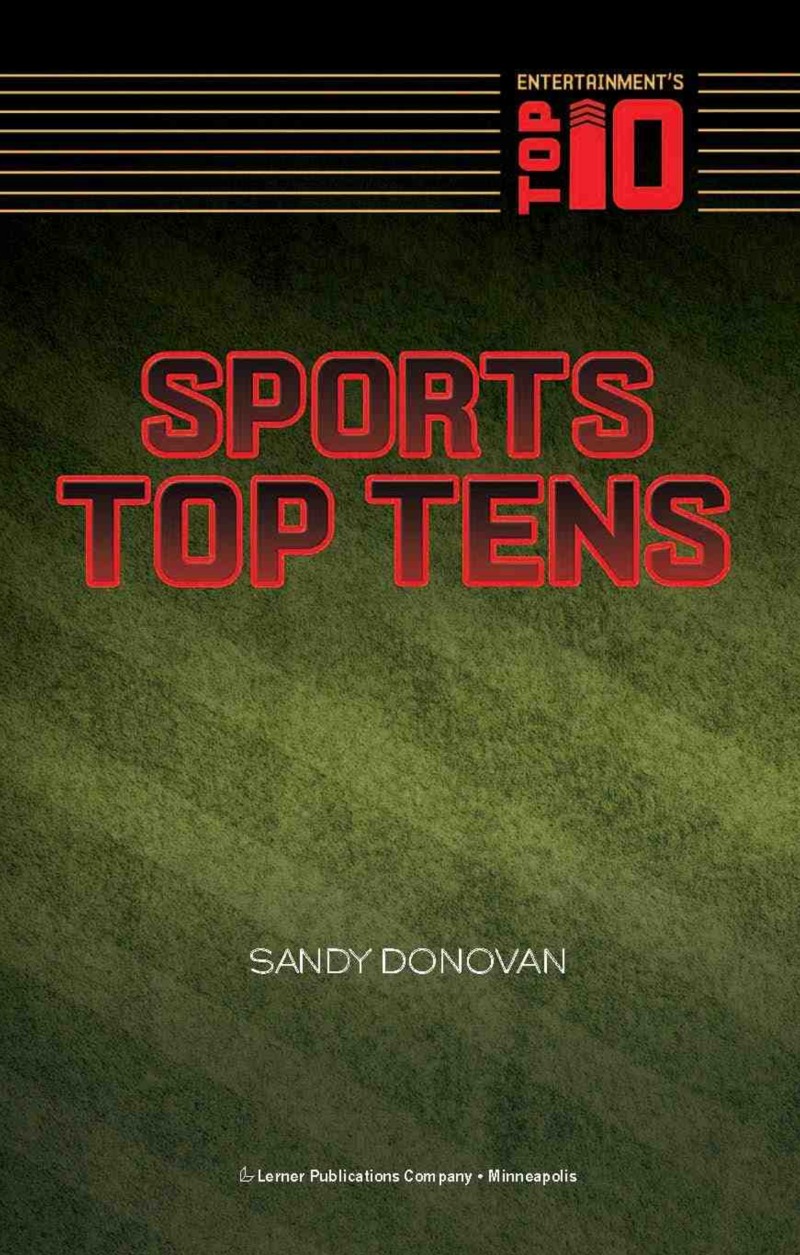 Sports Top Tens book cover