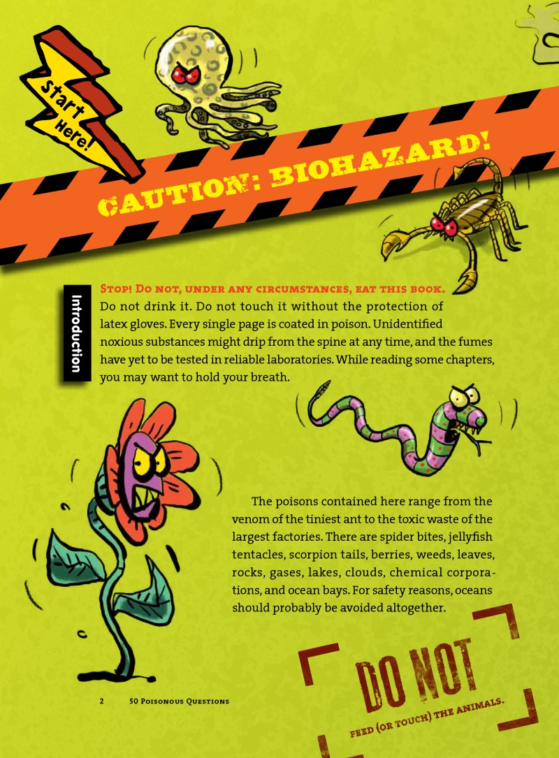 50 Poisonous Questions: A Book With Bite — page 1