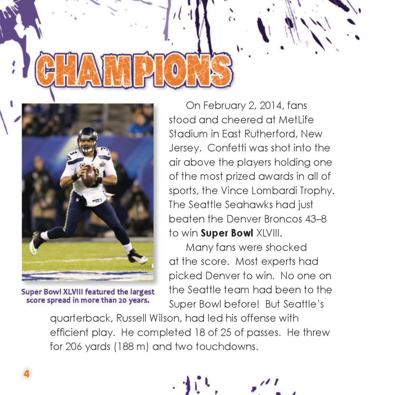 Awesome Athletes: Russell Wilson — page 1
